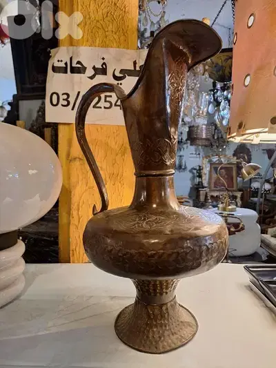 ابريق انتيك نحاس شغل فني مميز جدا