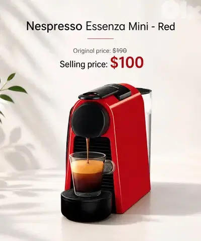 Nespresso Essenza Mini – Red