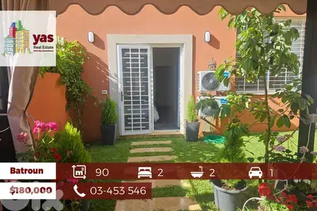 Batroun 90m2 | 66m2 Garden | Mint Condition | Prime Location | MCH
