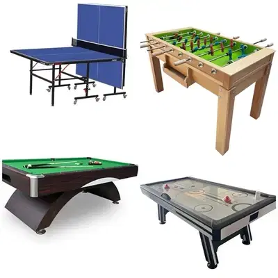 Pool Billard table / Babyfoot / Air hockey / Stiga Pingpong table