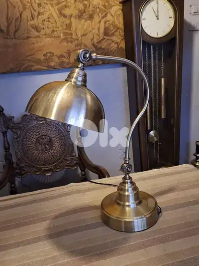 flexible brass desk lamp