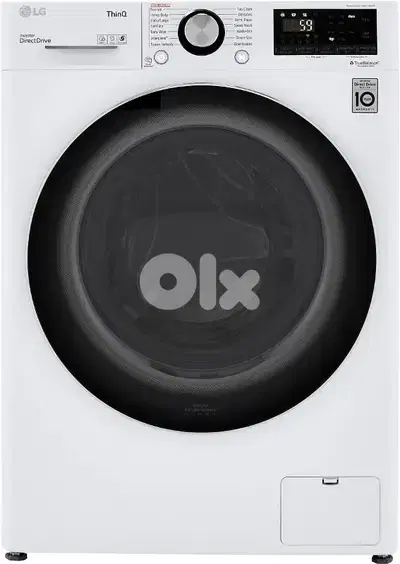 Washer&Dryer LG 10.5kg White غسالة+نشافة أل جي إنفرتر الأصلية