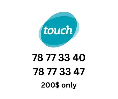 trio mtc touch special sim card numbers