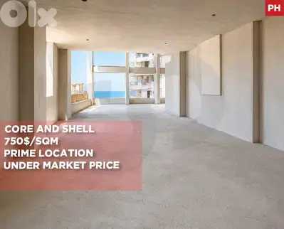 core & shell,under market price, mansourieh, metn/منصورية REF#PH135920