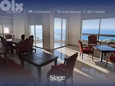 Fully Furnished Sea View Apartment for Rent in Halat