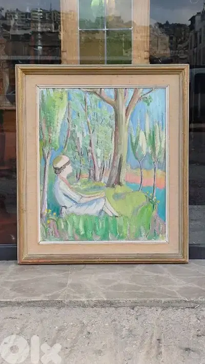لوحة رسم زيتي اوروبية