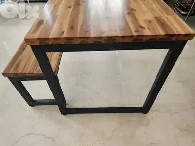 dining table with bench