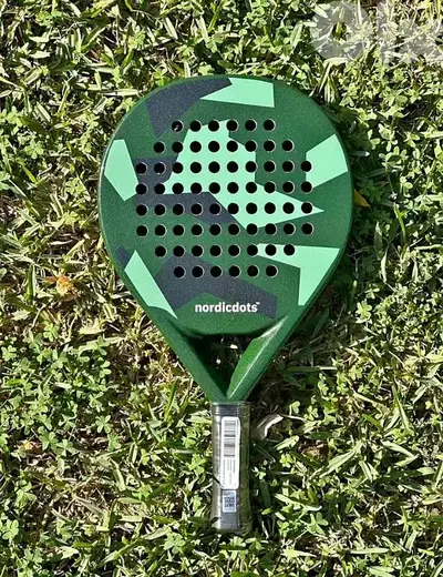 For sale: Brand new Nordicdots Camo racket (Green)