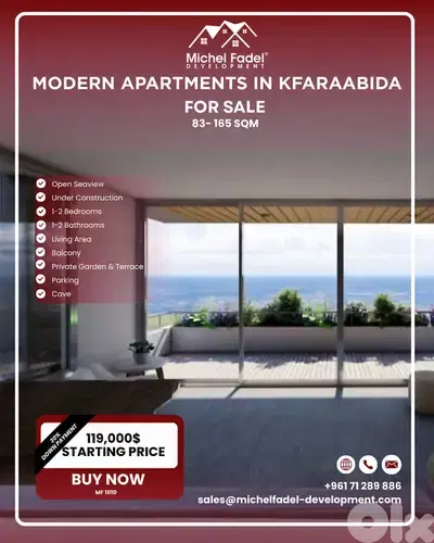 MN1010-Under Construction Apartments in Batroun - Kfaraabida for Sale MN1010-Under Construction Apartments in Batroun - Kfaraabida for Sale