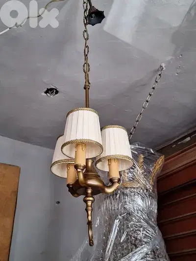 small french bronze chandelier