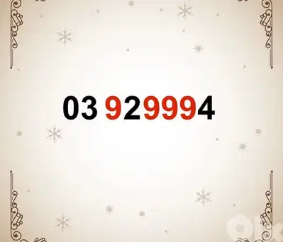 special rare 03 number for sale