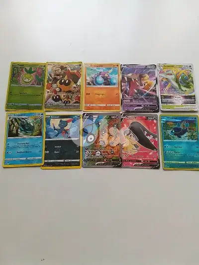 6 Pokémon cards
