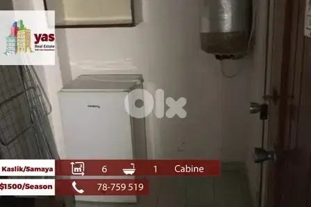 Kaslik/Samaya 6m2 | Cabine For Rent | Luxury Resort | Catch | RH/EH