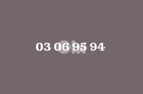 Special number for Sale