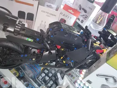 motorcycle display Lego
