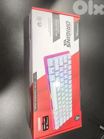 hyperX Alloy Origins 60% Keyboard - White