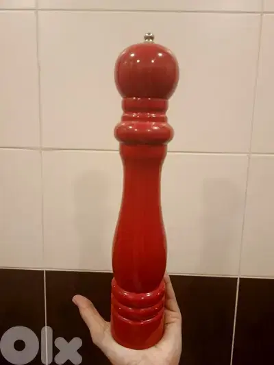 vintage wood grinder