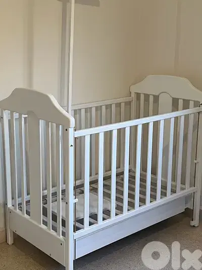 two double beds& baby bed