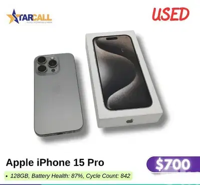 Apple iPhone 15 Pro  128G