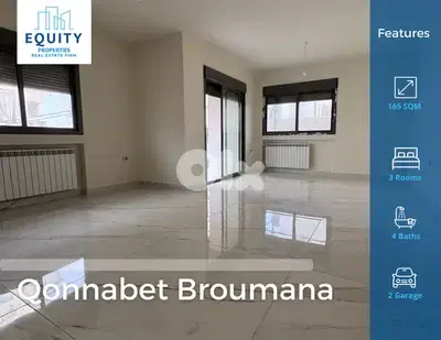 165 SQM Apartment For Sale In Qonnabet Broumana شقة للبيع #RH33854