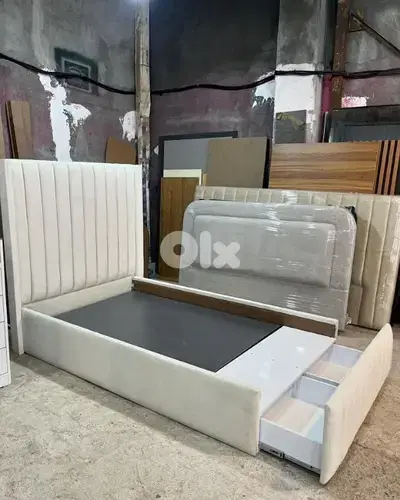 New Modern Bed 120cm with 2 Drawers High Quality
