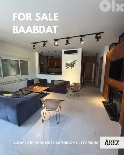 Apartment with Garden for Sale in Baabdet
