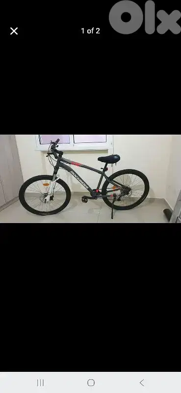 27.5" Touring Mountain Bicycle bike ST 120 - Grey/Orange