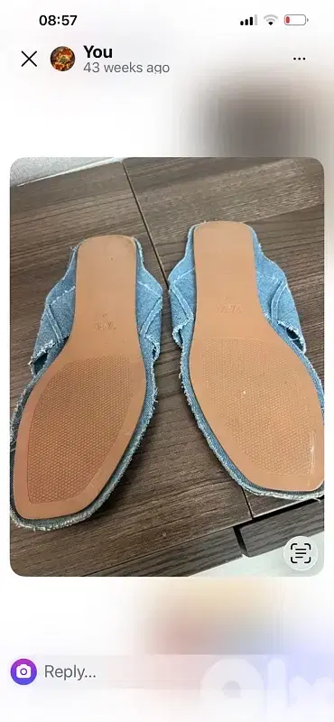 zara shoes denim size 36