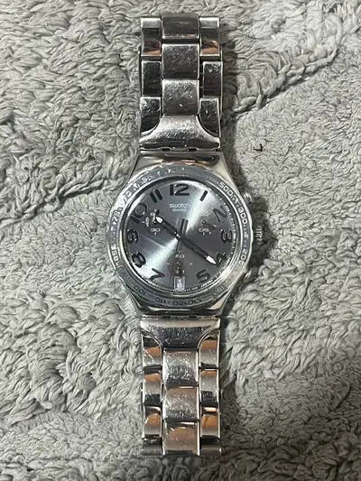 Swatch Irony Chronograph Swiss Made Stainless Steel Watch