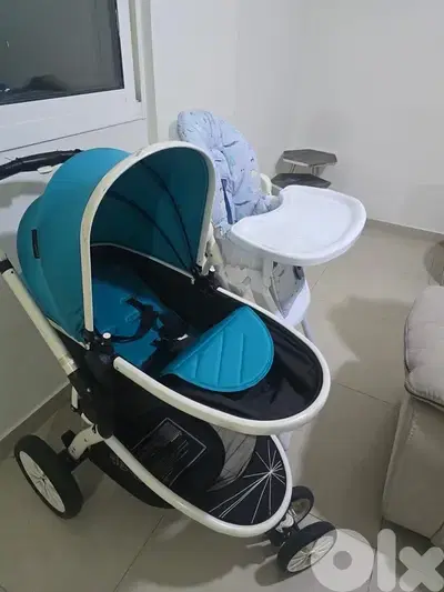 Giggles Fountain stroller. Mothercare Sleepysaurus Baby High -Chair