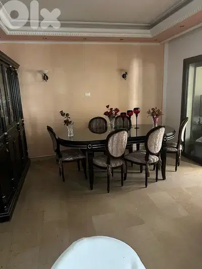 شقة مفروشة للايجار بربور شارع عام  ، مبنى جديد
