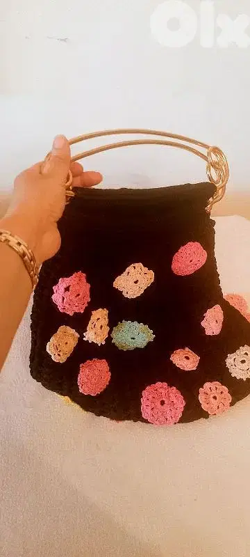 handmade crochet handbag