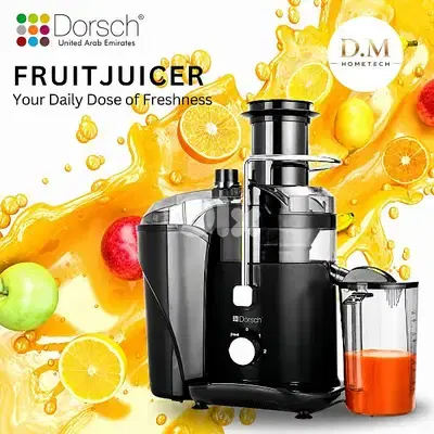 Powerful Dorsch Juicer 850W – Fresh Juice in Seconds!