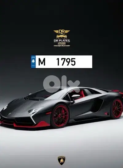 رقم سيارة مميزM 1795