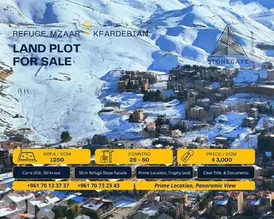 Refuge Slope Land Plot, Ski-in/Ski-out