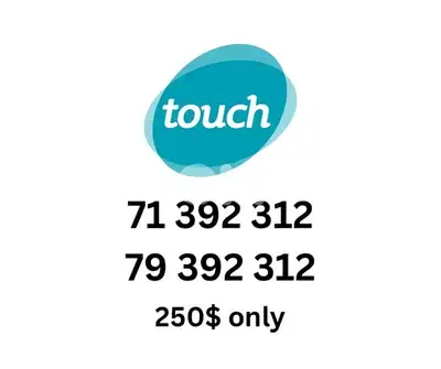 Alfa and Mtc touch special sim card numbers
