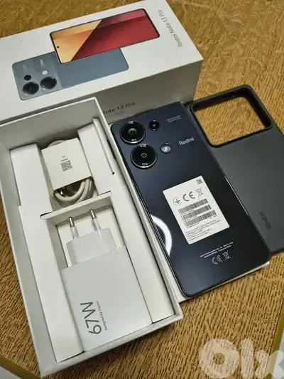 Redmi  Not 13 pro camera 200 ram 16 and 256