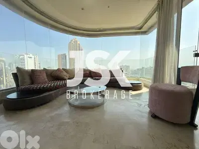 L21293-Elegant Apartment with City View For Rent in Achrafieh, Sassine