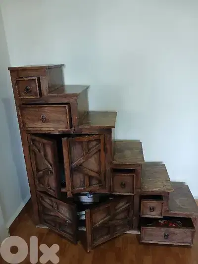 stair-step storage cabinet/staircase