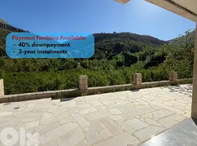 "Payment Facilities" 3 bedroom chalet+terrace+view 4sale in Faraya