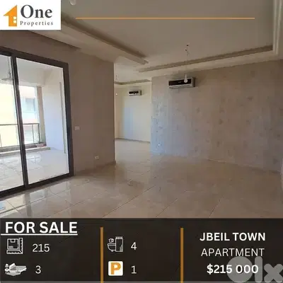 APARTMENT FOR SALE IN JBEIL TOWN