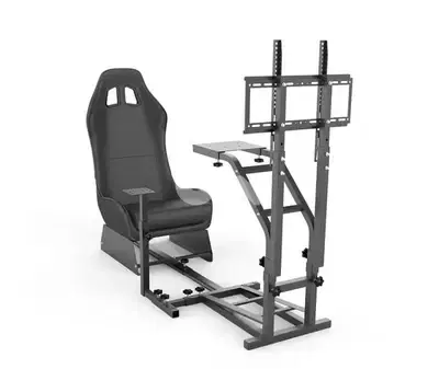 Racing Seat + TV/Monitor Stand