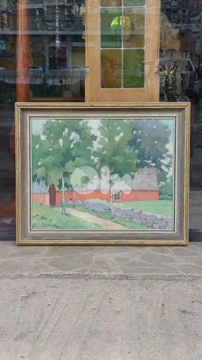 لوحة رسم زيتي اوروبية