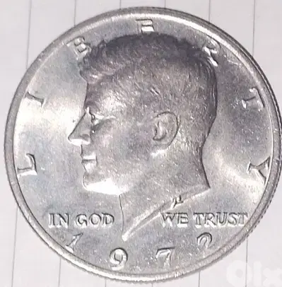Error coin kanady half dollar