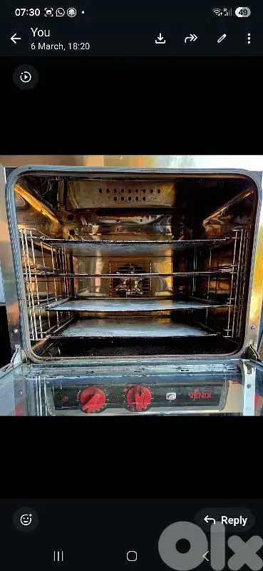 Industrial oven for restaurant