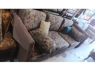 صالون 3قطع خشب زين