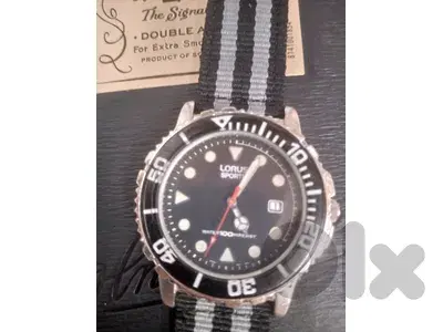vintage LORUS Sport by Seiko diver watch 100M like new