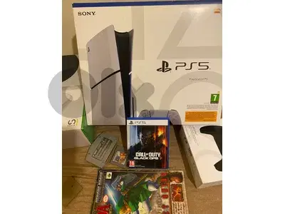 ps5 slim Europe disc 2 controller orginal & cod bo7