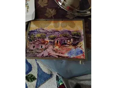 رسم زيتي على القماش
