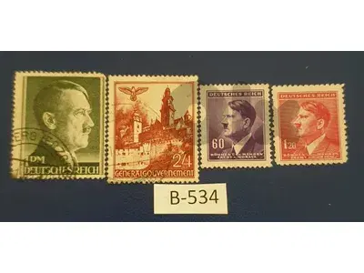 Germany Nazi Hitler Reich stamps Lot # B-534